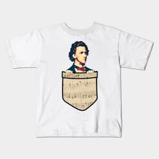 Frederic Chopin In My Pocket Kids T-Shirt